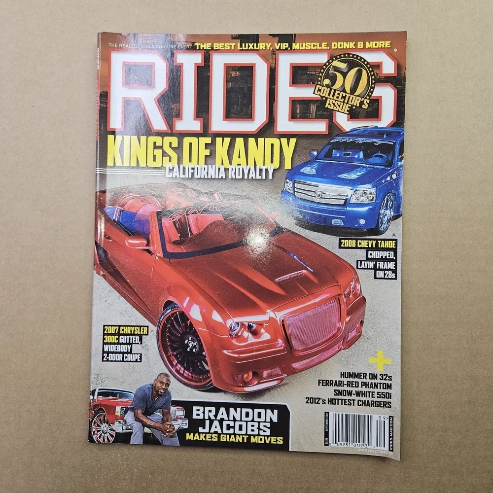 Lot of 9 RIDES Magazines (2008-2012) Donk Box & Bubble Flo Rida Trick Daddy